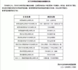 重磅 房管局出擊！暫停萬科在售項(xiàng)目網(wǎng)簽，叫停三大地產(chǎn)代理銷售活動(dòng)